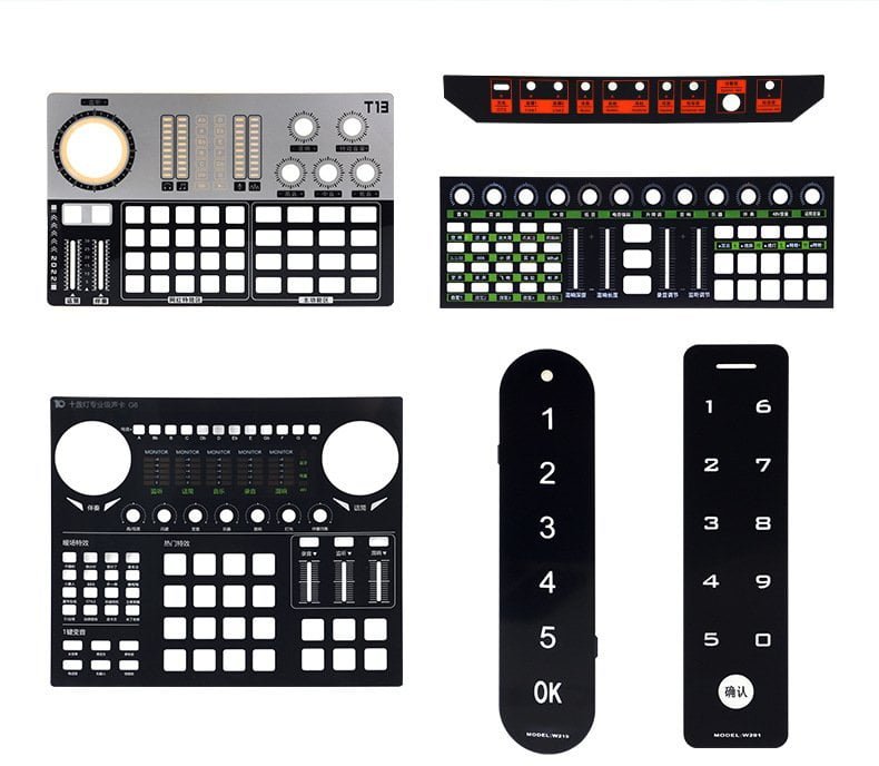 PMMA, PC, PVC, and Bakelite materials stored in the factory
